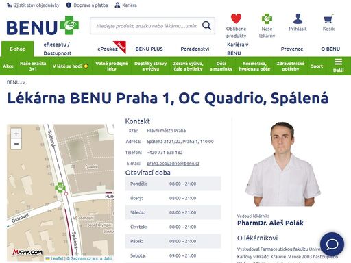?kromě klasického lékárenského sortimentu u nás najdete i rozšířenou nabídku dermokosmetiky. s jejím výběrem rádi pomůžeme. provádíme měření krevního tlaku. ?