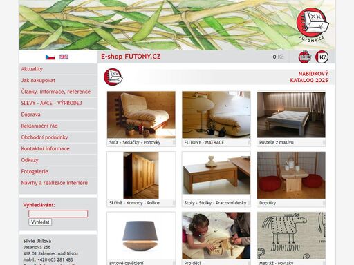 vyrábíme matrace z přírodních materiálů a postele a nábytek z masivu.