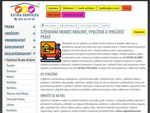 poptáváte levné vyklízení ve městě hradec králové a hledáte odbornou a spolehlivou společnost, která vám tyto vyklízecí práce v hradci králové poskytne?
