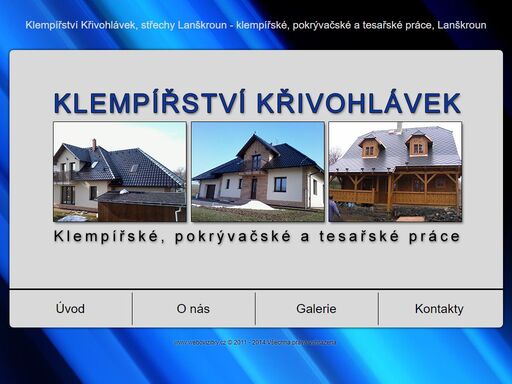 naše firma se zabývá kompletní realizací střech, včetně dodávky materiálu. provádíme klempířské, pokrývačské a tesařské práce převážně v lanškrouně v pardubickém kraji. 