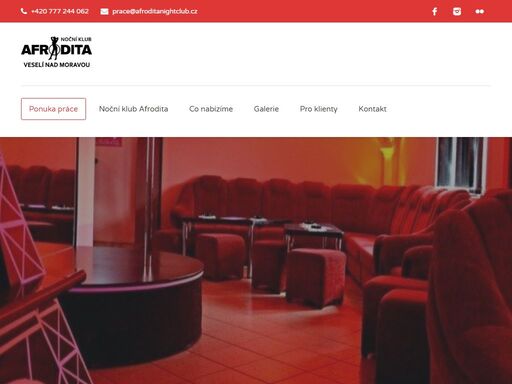 noční klub afrodita je velmi vyhledávaný, populární a samozřejmě úspěšný noční klub.night club afrodita se nachází na hlavní silnici ve veselí nad moravou