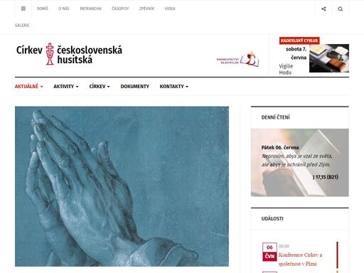 třetí největší křesťanská církev v české republice, oficiální stránky ústřední rady v praze