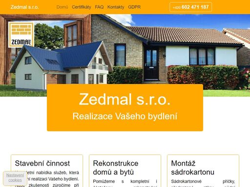 kompletní nabídka služeb, která usnadní realizaci vašeho bydlení. výstavbě rodinného domu od základové desky až po úpravy v interiéru.