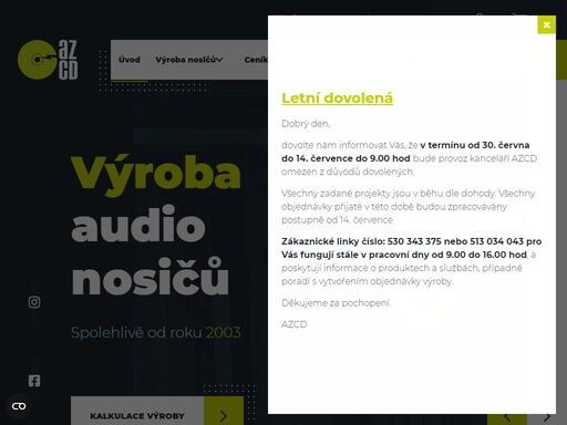 s jistotou a kvalitně od roku 2003
