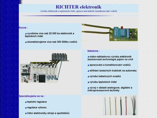 nízkonákladová efektivní výroba elektronik