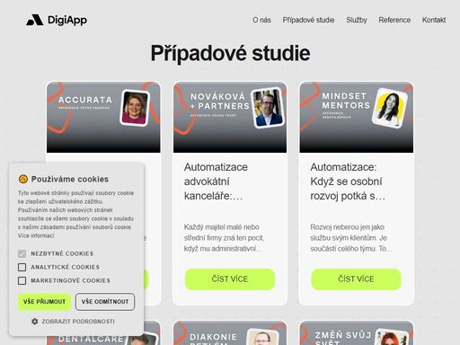 digitalizace a automatizace pro malé a střední firmy. pomáháme vybírat správné nástroje, nastavovat automatizace a zavádět software do každodenní praxe.