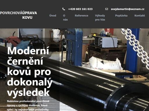 profesionální povrchová úprava kovů, černění v moderním zařízení. garantujeme rychlé dodání do druhého dne. precizní černění velkých i malých kusů. kontaktujte nás!