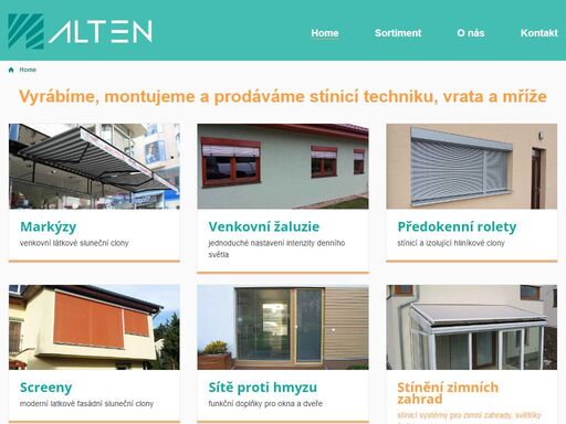 vyrábíme, montujeme a prodáváme stínicí techniku, garážová vrata a rolovací mříže v brně a okolí. navštivte nás a vyberte si z široké nabídky.
