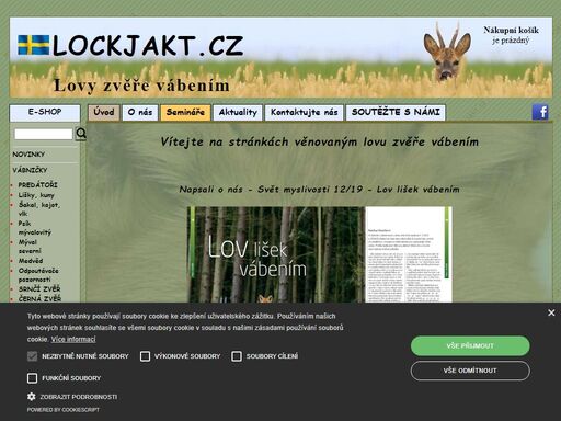 úvod - lockjakt.cz - lovy zvěře vábením