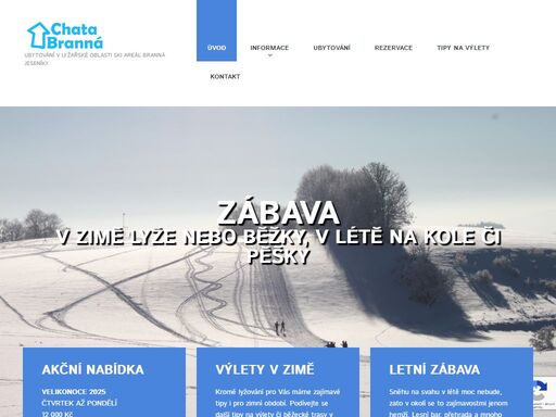  | ubytování v lyžařské oblasti ski areál branná jeseníky