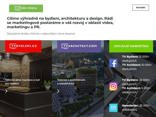spojujeme diváky a klienty v odpovídající cílové skupině