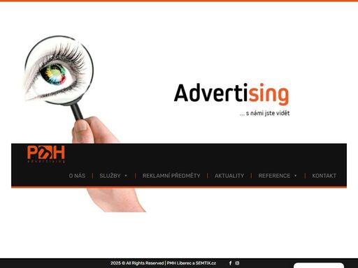 grafické studio | liberec - pmh, s.r.o. | reklamní agentura, velkoplošná reklama, webdesign