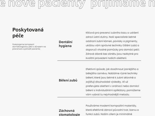 ? moderní stomatologická klinika v brně! ? profesionální péče, špičkové technologie a komfortní prostředí. objednejte se ještě dnes!