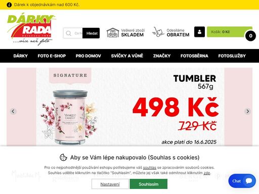 obchod plný dárků. provozujeme obchod a e-shop s výrobou fotografií fotodárků. máme fotoatelier. prodáváme fotoalba fotorámečky vonné svíčky kvalitní plyšáky