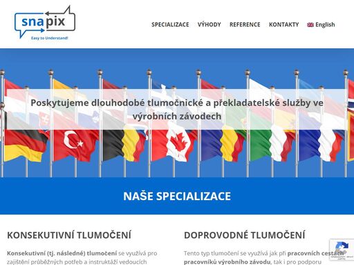 snapix - poskytujeme dlouhodobé tlumočnické a překladatelské služby ve výrobních závodech