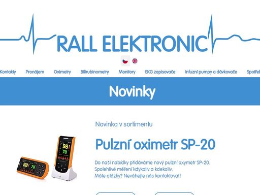 rall elektronic spol, s r. o. 
prodej a servis lékařské elektroniky 