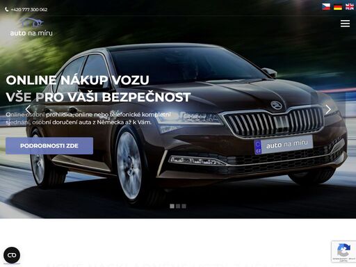 auto na míru je specialista na dovoz aut z německa, který již od roku 2008 nabízí pohodlné financování a prověřené vozy vw, škoda, ford a další.