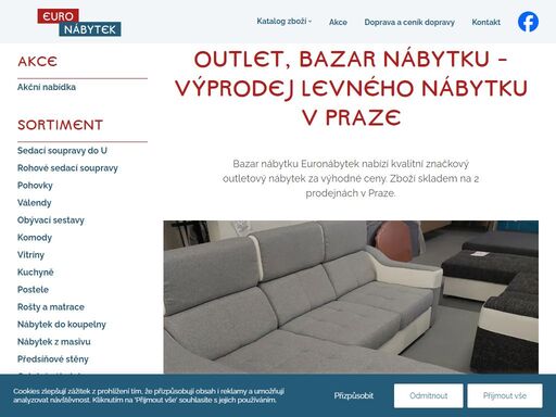 outlet, bazar nábytku - výprodej levného nábytku v praze ?? kvalitní nábytek ?? bazar nábytku za skvělé ceny