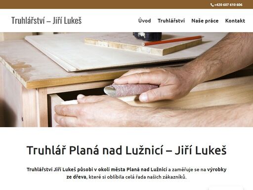 truhlářství jiří lukeš - planá nad lužnicí a okolí. vyrobím vám ve své truhlářské dílně nábytek na míru, schody, dveře a mnoho jiného. neváhejte mě kontaktovat!