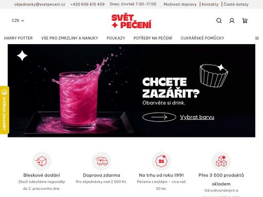 nakupujte cukrářské i pekařské pomůcky na jednom místě. pro michelinské cukráře i domácnosti. vyberte si své nové pomocníky!