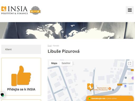 insia a.s. praha. jste makléř nebo zájemce o pojištění? kontaktujte naše specialisty nebo se na nás obraťte přes kontaktní formulář.