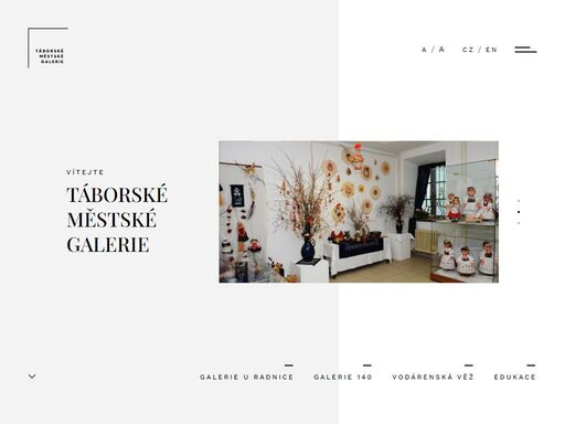 galerie u radnice, galerie 140, vodárenská věž a další výstavní prostory v druhém nějvětším jihočeském městě.
