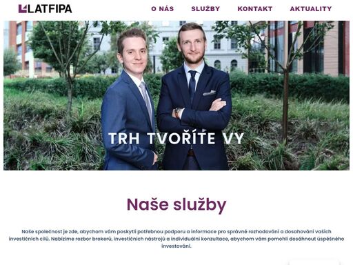 nabízíme analýzu investic, finanční a investiční konzultace klientům nejen v brně. poskytujeme podporu a informace k tomu, abyste mohli s jistotou rozhodovat o svých investicích.