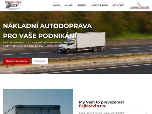 doprava zboží a nákladů do 5 tun a veškeré přepravní služby včetně velkoobjemové přepravy v celkové hmotnosti do 12 tun. pravidelná i jednorázová přeprava zboží paletových i kusových zásilek, strojů, stavebních materiálů, stěhování a dalších služeb. specializujeme se na česko, slovensko a polsko.