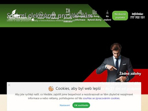 pořiďte si solární elektrárnu pro váš dům. s námi je to jednoduché. získáte dotaci nová zelená úsporám, šetřete přírodu a peníze.