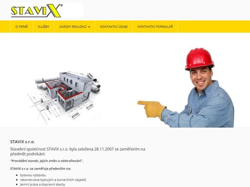 stavix s.r.o. - stavební firma - nové město nad metují