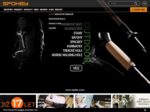 váš dodavatel sportovních potřeb. široký výběr produktů za nízké ceny. nabízíme sportovní potřeby v osmi produktových řadách: fitness, outdoor, skating, aqua, team