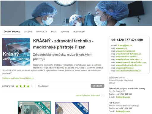 získejte špičkové medicínské přístroje uznávaných světových výrobců. naším oborem je zdravotní technika – zajišťujeme prodej, revize i kalibrace.
