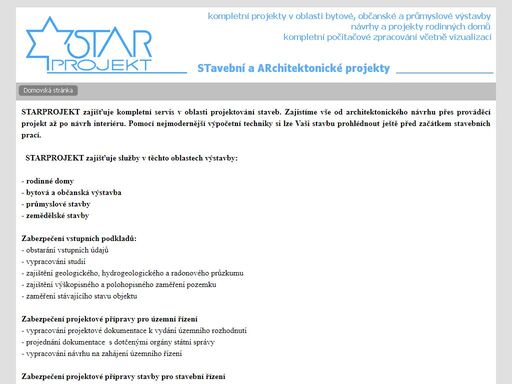 návrhy, studie, stavební projekty a vizualizace.