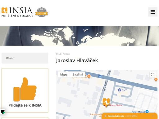 insia a.s. praha. jste makléř nebo zájemce o pojištění? kontaktujte naše specialisty nebo se na nás obraťte přes kontaktní formulář.