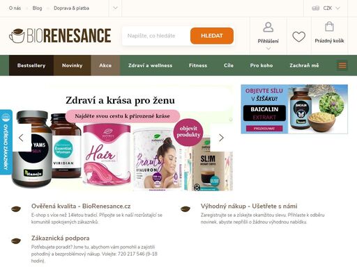 objevte přírodní doplňky stravy na biorenesance.cz. ? vitamíny, byliny a přírodní produkty pro zdraví a rovnováhu. rychlé doručení ?? a skvělá cena!