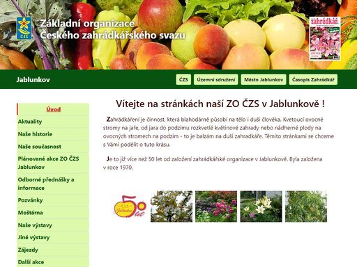 základní organizace zahrádkářů jablunkov, český zahrádkářský svaz, čzs