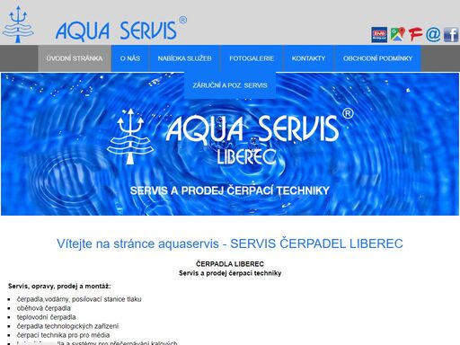 servis a prodej čerpadel čerpací techniky záruční a pozáruční servis vodárny 