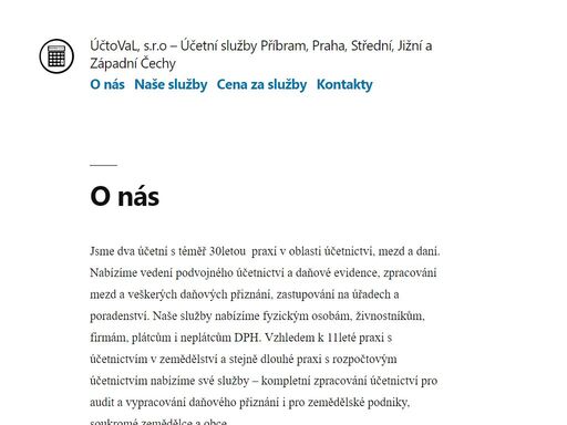 účetní, daňové a mzdové služby firmám, živnostníkům, obcím, spolkům. podvojné účetnictví a daňové evidence - příbram, praha, střední, jižní a západní čechy
