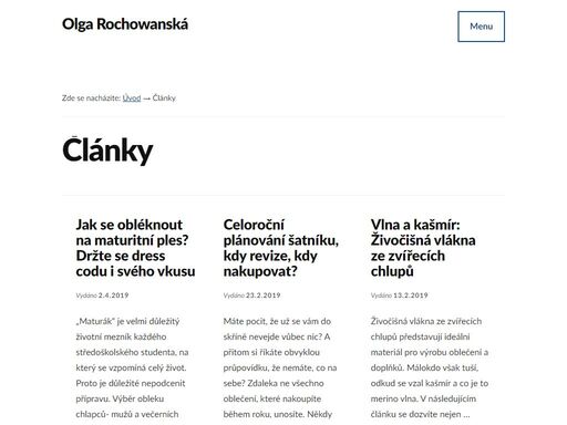 osobní stylistka