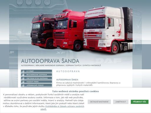 autodoprava - nákladní doprava, mezinárodní kamionová doprav