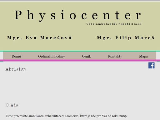 www.physiocenter.cz