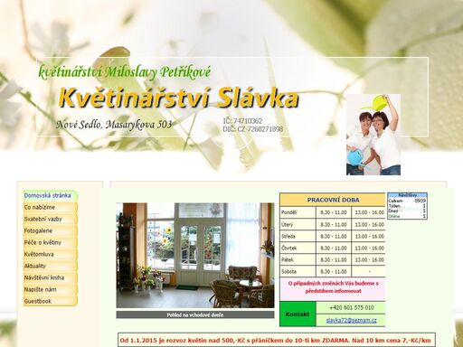 www.kvetinarstvi-slavka.cz