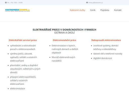 www.elektropraceostrava.cz