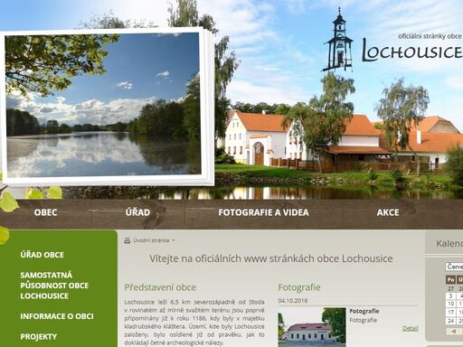 oficiální stránky obce lochousice