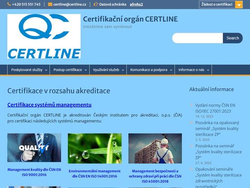 www.certline.cz