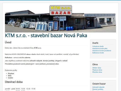 www.bazarktm.cz