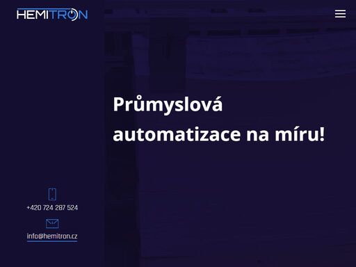 hemitron s.r.o: nabizíme automatizované řešení dle vašich požadavků!