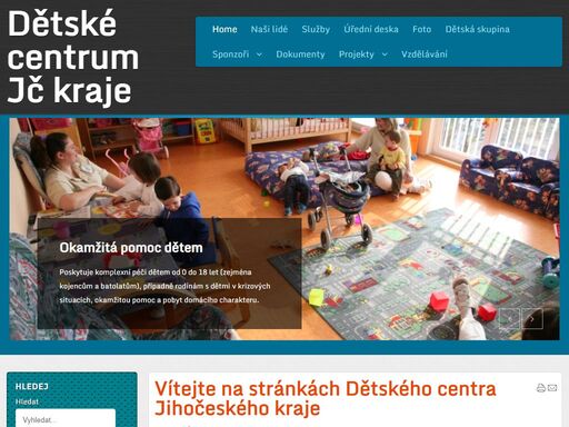 oficiální webová prezentace dětského centra jihočeského kraje.