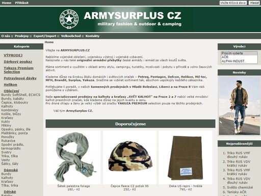www.armysurplus.cz