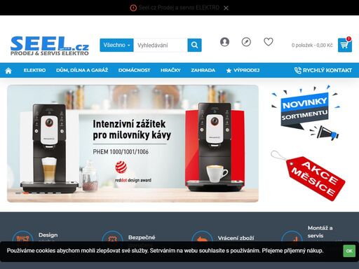 seel.cz, prodej a servis elektro